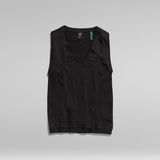 G-Star RAW® V-Neck Cut & Sewn Top Black