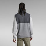 G-Star RAW® Cable Color Block Loose Turtle Knit Pullover Mehrfarbig