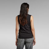 G-Star RAW® V-Neck Cut & Sewn Top Black
