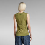 G-Star RAW® V-Neck Cut & Sewn Top Grün