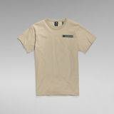 G-Star RAW® Unisex T-Shirt Premium Core 2.0 Beige