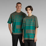 G-Star RAW® Unisex T-Shirt Scarf Graphic Boxy Groen