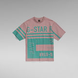 G-Star RAW® Unisex T-Shirt Scarf Graphic Boxy Lila