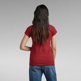 G-Star RAW® Eyben Slim V-Neck T-Shirt Red
