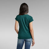 G-Star RAW® Camiseta Eyben Slim V-Neck Verde
