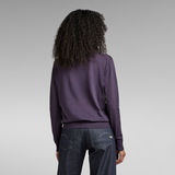 G-Star RAW® Core Round Neck Knitted Pullover Lila