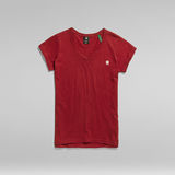 G-Star RAW® Camiseta Eyben Slim V-Neck Rojo
