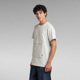 G-Star RAW® Utility Pocket Tape T-Shirt Grey