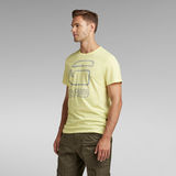 G-Star RAW® Graphic Graw Straight T-Shirt Yellow