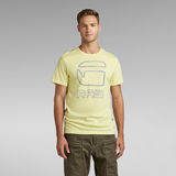 G-Star RAW® Graphic Graw Straight T-Shirt Yellow