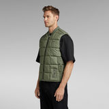 G-Star RAW® Veste sans manches Meefic Square Quilted Vert
