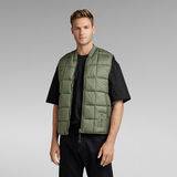 G-Star RAW® Meefic Square Quilted Weste Grün