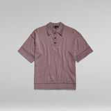 G-Star RAW® Polo Oversized Knitted Violet