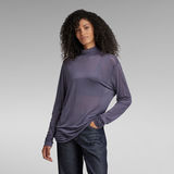 G-Star RAW® Essential Mock Loose Top Purple