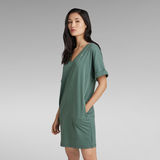 G-Star RAW® Loose Dress V-Neck Green