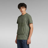 G-Star RAW® Utility Pocket Tape T-Shirt Groen