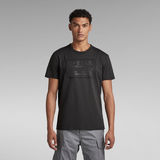 G-Star RAW® Applique Multi Technique T-Shirt Schwarz