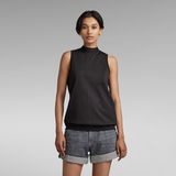 G-Star RAW® Open Back Knitted Top Schwarz