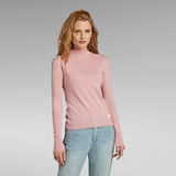 G-Star RAW® Stokyr Turtle Slim Knitted Top Pink