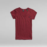 G-Star RAW® Camiseta Eyben Slim V-Neck Rojo