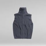 G-Star RAW® Zip Through Knitted Vest Medium blue