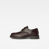 G-Star RAW® Scutar Derby Leather Shoes Red side view