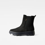 G-Star RAW® Noxer Chelsea Nubuck Boots Black side view