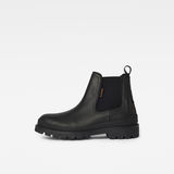 G-Star RAW® Blake Chelsea Leather Boots Black side view