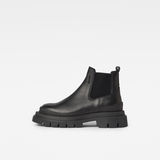 G-Star RAW® Lintell Chelsea Leather Boots Black side view