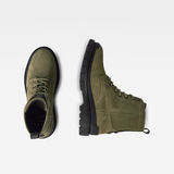 G-Star RAW® Blake High Suede Boots Green both shoes