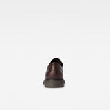 G-Star RAW® Scutar Derby Leather Shoes Red back view