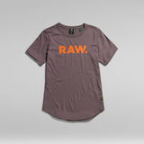 G-Star RAW® Raw. Haut Slim Round Neck Violet