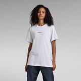 G-Star RAW® T-shirt Unisex Center Logo Loose Blanc