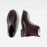 G-Star RAW® Scutar Chelsea Leather Boots Red both shoes