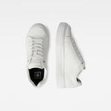 G-Star RAW® Loam II Basic Sneakers Wit both shoes