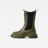 G-Star RAW® Botas Lintell High Chelsea Leather Verde side view