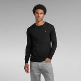 G-Star RAW® Premium Basic Knitted Sweater Schwarz