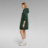 G-Star RAW® Multi Graphic Loose Hoodie Sweat Dress Green