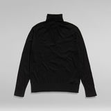 G-Star RAW® Core Roll Neck Knitted Pullover Schwarz