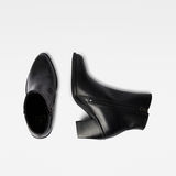 G-Star RAW® Tacoma II Leather Zip Boots Black both shoes