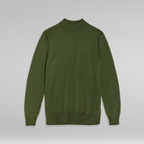 G-Star RAW® Premium Core Mock Turtle Knitted Sweater Green