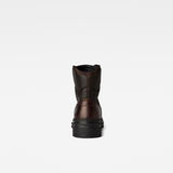 G-Star RAW® Morry Mid Nubuck Nylon Boots Red back view