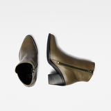 G-Star RAW® Bottines Tacoma II Leather Zip Vert both shoes