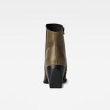 G-Star RAW® Botas Tacoma II Leather Zip Verde back view