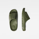 G-Star RAW® D Staq Tonal Slippers Groen both shoes