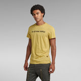 G-Star RAW® Graphic Core Straight T-Shirt Yellow