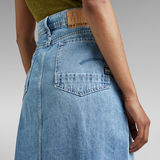 G-Star RAW® Premium Button Down Long Skirt Light blue