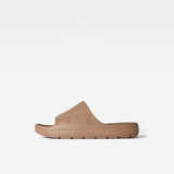 G-Star RAW® D Staq Tonal Slides Beige side view