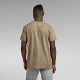 G-Star RAW® Back Graphic Text T-Shirt Grün