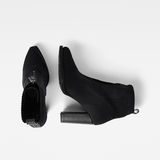 G-Star RAW® Mysid Mid Knit Zip Boots Black both shoes